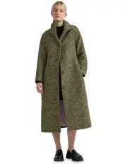 [Oxford] Lottie Wool Coat in Olive