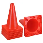 17"Traffic Cones Stadium Soccer Training Driver Practice Driveway Parking 6pcs