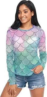 [RPLIFE] Traditional Hawaiian Style Floral in Multi Colors Mesh Top Women, Mesh Rave Top