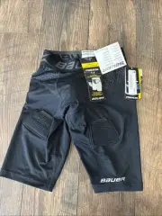 youth bauer premium jock Short Compression hockey Large Cup Classic Fit