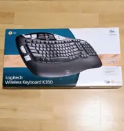 Logitech Wireless Keyboard K350 Comfort Wave Design