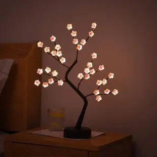 【EZlife】LED觸控聖誕樹燈夜燈(裝飾燈 小夜燈 床頭燈 聖誕禮物)