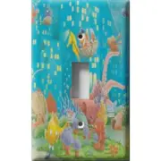 SnazzySwitch Fish Friends Decorative Light Switch Plate Cover