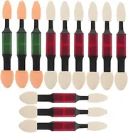 [MERRYHAPY] Portable Eye Shadow Stick Dual Sided Makeup Brush Sponge Ideal for Beauty Makeup Cosmetics Blending Random Color