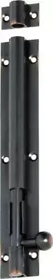 150 mm x 25 mm barrel bolt and surface keeper,7.5 mm bolt shaft,7 finishes