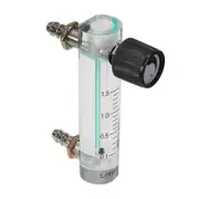 unbrand Adjustable Oxygen Flowmeter LZB-6M 0-1.5 LPM Soft Tube for Hospitals Oxygen Bar