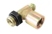Enderle Hi-Speed Tee Fitting -10AN Inlet & Outlet With -8AN On Side EN7000