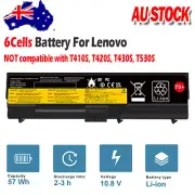 ✅70+ Battery For Lenovo ThinkPad T430 T530 W530 45N1001 45N1000 AU Seller 6Cells