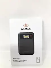 AI Voice Recorder W/ Transcription Summarize Audio Recording Device 64GB