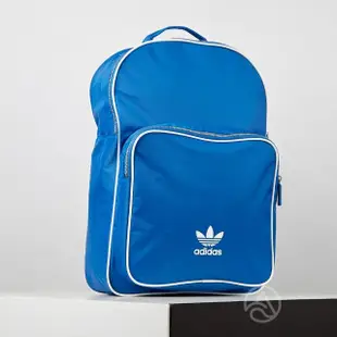 【adidas 愛迪達】Adicolor Backpack 天空藍色 三葉草 運動 休閒 後背包 包包 DN7324