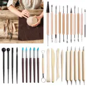 30pcs/set DIY Ceramics Sculpting Clay Pottery Tool Craft Drill Pen Modeling Kit