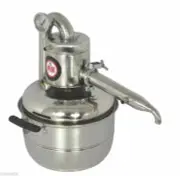 Water Alcohol Distiller Home Brew Kit Still Wine Making Essential Oil Boiler 15L