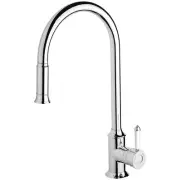 Phoenix Tapware NS710-62 Nostalgia Pull Out Sink Mixer (White & Chrome)