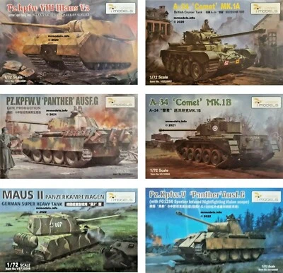 Vespid Models 1/72 Tank Military New Plastic Model Kit 1 72 Mr Models