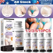 1/2/3/5/10X Snow Bleach Cream Dark Skin Whitening Brightening Body Lotion 30ml