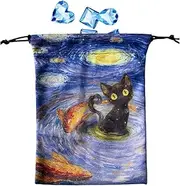 Tarot Card Pouch Bag, Oracle Bridge Bridge Protection Case, Tarot Storage Bag, Draw Deposition Storage 13x18cm |, C, Se référer au descriptif, Refer to description