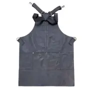 BUFFALO LEATHER APRON Cooking Chef Hairdresser Waterproof Durable Quality - B...