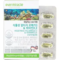 在飛比找Coupang 酷澎優惠-ever miracle 植物性rTG型Omega-3魚油+