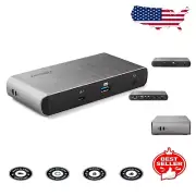 SD5500T Thunderbolt 3 Dock for Dual 4K Displays – Perfect for MacBooks & Windows