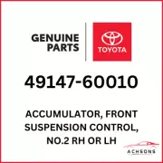 49147-60010 GENUINE TOYOTA ACCUMULATOR, FRONT SUSPENSION CONTROL, NO.2 RH OR LH