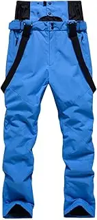 [HEYDHSDC] Ski Pants for Men Winter Thermal Snowboarding Overalls Pants Outdoor Sports Skiing Mountain Pants