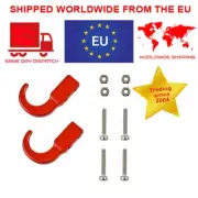 Rc Car Crawler Metal 1/10 Red Tow Hooks Scale Accessories For rc4wd Scx Tamiya