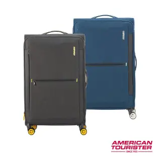 【AMERICAN TOURISTER 美國旅行者】31吋 DROYCE 可擴充防盜拉鍊抗菌輕量布面軟殼行李箱/布箱(多色可選)