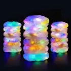 LED Scrunchies, 18PCS Multi-color Glow in the Dark Party Supplies, Neon Party...