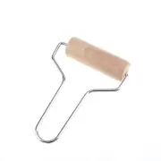 1pc Wood Clay Roller Pottery Rolling Pin Modelling Tool Stainless Steel HandR1