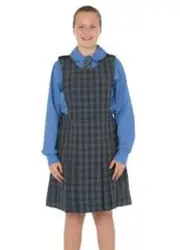 Grey/Blue Check Tunic