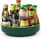 Lazy Susan Organizer, 10.4 Inch Turntable Cabinet Organizer Rotating Spice Rack