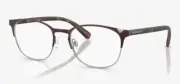 Emporio Armani EA1059 3179 Eyeglasses Matte Brown Gunmetal 53-19-145 Brand New