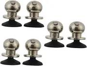 AUTSUPPL 3sets Game Joystick for Phone Tablet Metal Fixed Silicone Base Enhanced Gaming Experience 2pcs*3