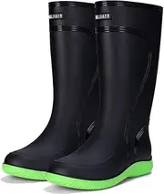 [CLSQLXYJZC] Outdoor Comfort High Barrel Waterproof Anti Slip Rubber Rain Shoes for Mens, Fashion Spring Summer Sturdy Fishing Garden Work Boots, for Yard Farm Outdoor Work, Hunting, Lawn Work