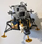 Ultimate Display Solutions wall mount display for Lego 10266 Lunar Lander