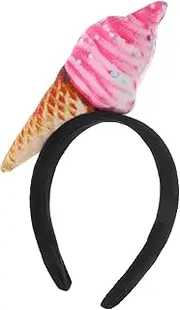 HAPINARY Fashion Headbands for Women Decorative Ice Cream Hair Band for Short Hair Styling