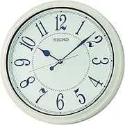 Seiko 16 Inch Cottage Wall Clock, White