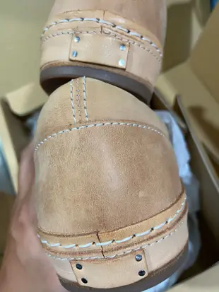 二手 Hender Scheme MIP-17 - NATURAL 原色皮革 懶人鞋 6 US10