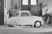 NSU factory automobile Rollermobil Max-Kabine press photo photograph