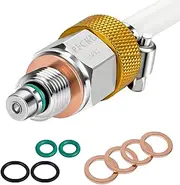 M14 x 1.5 Magnetic Stainless Steel Oil Drain Valve Oil Pan Drain Plug Quick Valve Oil Drain Plug，No Cleanup & Safe Oil Changes Compatible for Ford, GM,Hyundai,KIA and Accord ，CRV,Civic,Pilot.