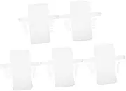 VILLFUL 5pcs Plastic Mesh Canvas Sheets for DIY Crafting Breathable Cross Stitch Materials Durable Flexible Mesh for Handbag Making and Crochet Projects White Color