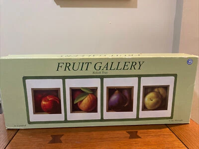 Certified International FRUIT GALLERY Jay Mercado 4 Section RELISH SERVING TRAY