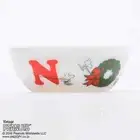 Peanuts Snoopy NOEL Fire King 15oz Bowl Milk White 443ml