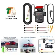 Dash Cam Hardwire Kit USB C Microwave Radar Sensing Dashcam Hardwiring Kit 12...
