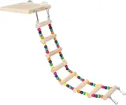 BESPORTBLE Parrot Toy 50cm Climbing Ladder Chewing Grinding Toy Bird Toy for Parakeets Lovebirds Similar Birds