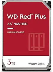 Western Digital 3TB Red NAS Hard Disk Drive - 5400 RPM Class SATA 6 Gb/s 64MB Cache 3.5 Inch - WD30EFRX