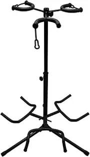 Adjustable Multi Guitar Stand 3 Holders String Instrument Floor Tripod Bracket for Acoustic Electric Guitar Bass Black