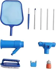 CIMAXIC 1 Set Set Kit Pool Leaf Net Brush Swimming Pool Cleaner Ponds Pool Cleaning Net Pool Pool Spoon Net Blue