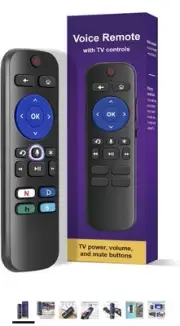 Voice Universal Remote Control, for Roku Stick Remote Replacement BRAND NEW