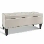 Artiss Ottoman Storage Taupe